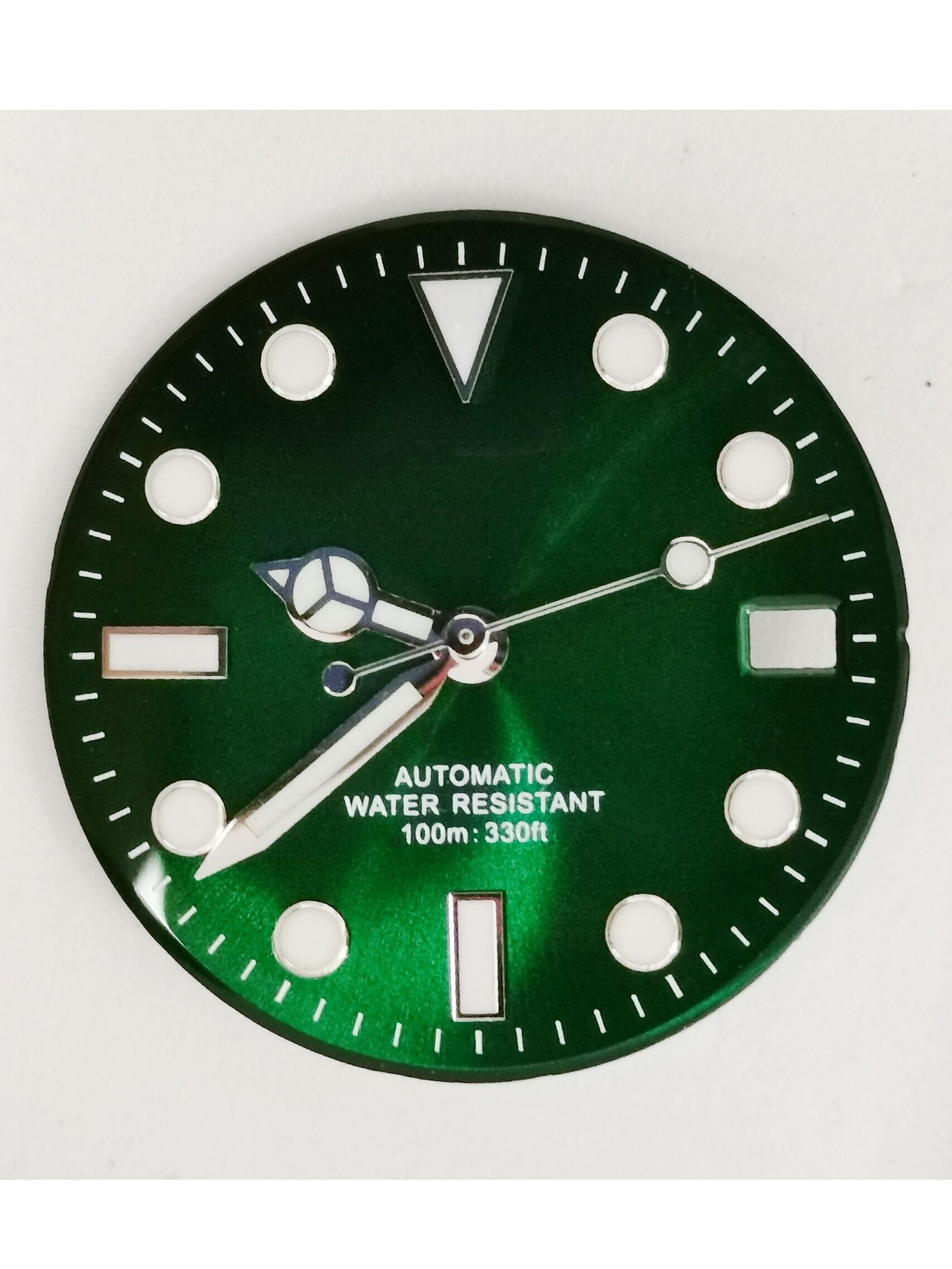 Quadrante Gmt Quadrante Orologio NH34 Diametro 28.5mm - Lunetta Blu Ghiaccio Per Movimento GMT Quadrante Movimento Seiko Nh34 - Foto 10