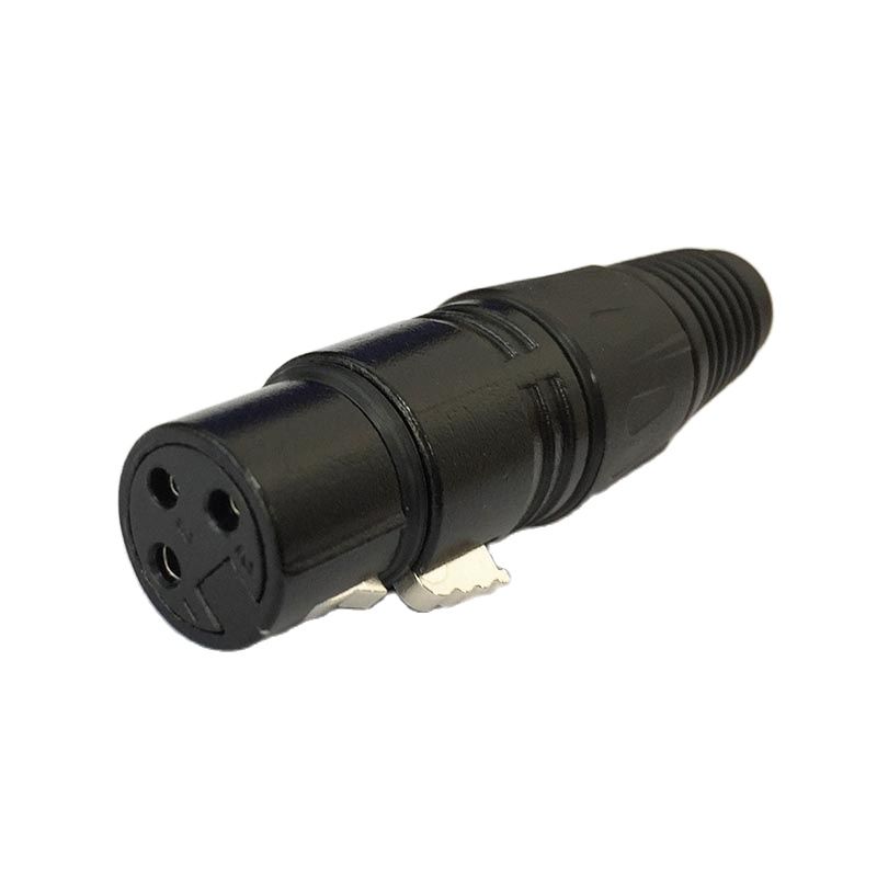 2Pcs Kanon Xlr Connector Vrouwelijke 3-Pole Voor Microfoon Solderen Terminal