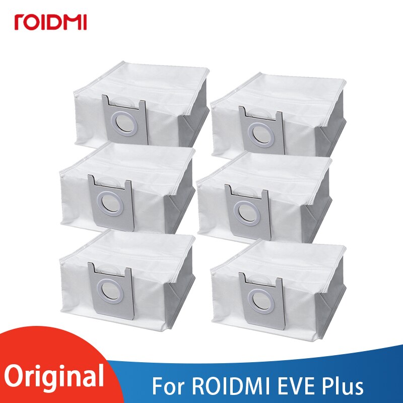Original Roidmi EVE Plus Bag Robot Vacuum Cleaner Dust Bags Garbage Storage Bag Replacement Accessories Parts