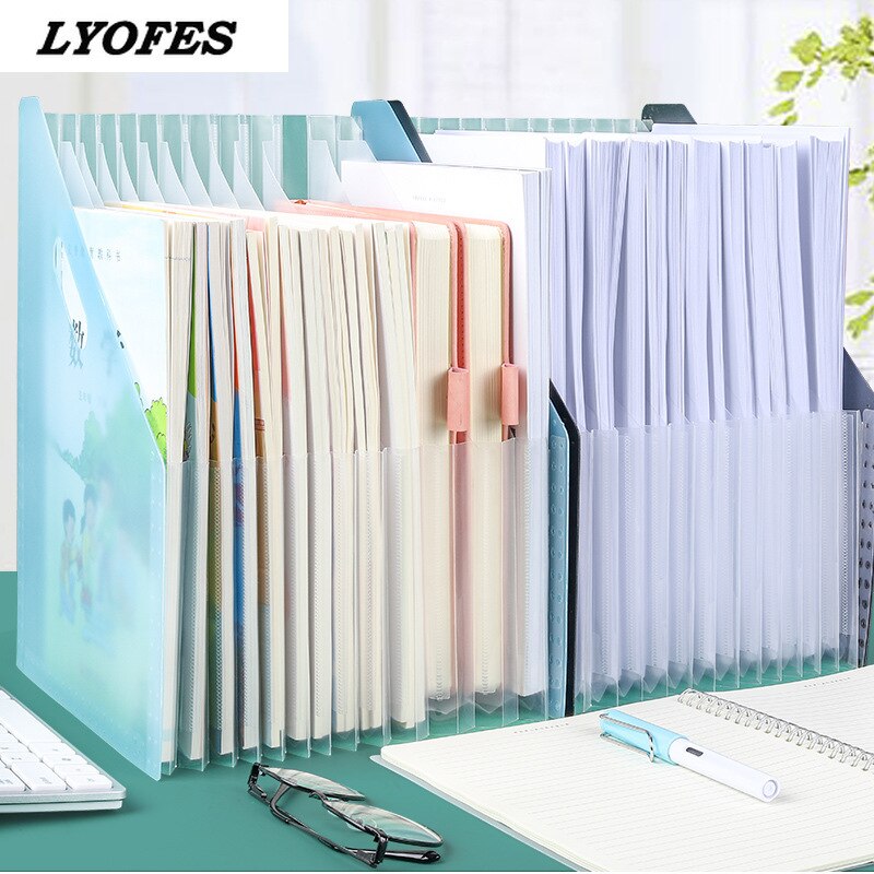 Desk File Folder Document Paper Organizer Storage Holder Multilayer Expanding Box School Office Stationery