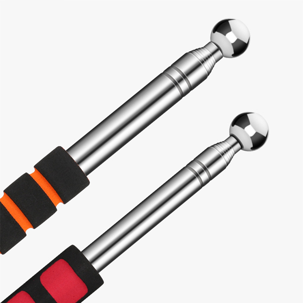 Mástil telescópico portátil de acero inoxidable, mástil de 2M, 9 secciones, color rojo/verde/amarillo/Azul, con funda de esponja, decoraciones de jardín