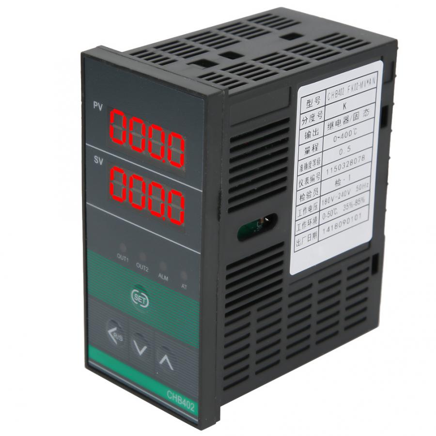BERM CHB402 Thermostat Intelligent Digital Display Temperature Controller AC180-240V 0-400 Degree Digital Thermometer