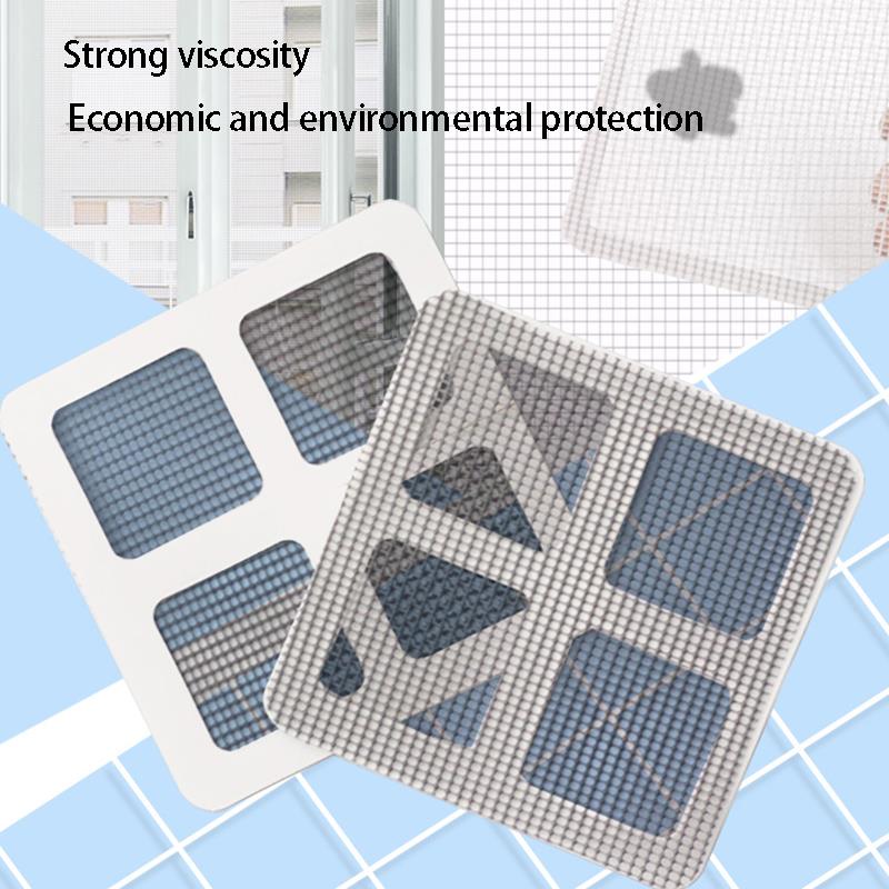 10pcs / 30pcs Windows Door Screen Repairing Patch Self-Adhesive Net Mesh Screen Repair Stickers