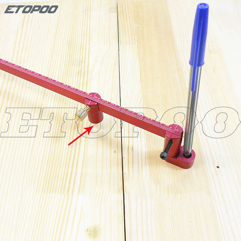 Drawing Circle Arc Ruler Woodworking Scriber Line Marking Gauge 360 Degree Round Line Woodworking Carpenter Tools Set