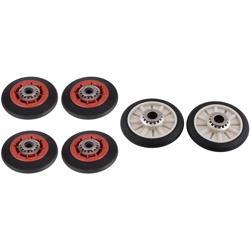 2 Set Dryer Drum Roller Fit for Whirlpool 8536974 & 349241T