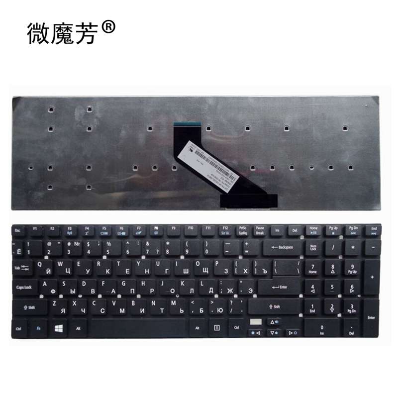 Russische Keyboard Voor Acer Aspire ES1-531 ES1-731 ES1-731G Black Ru Laptop Toetsenbord