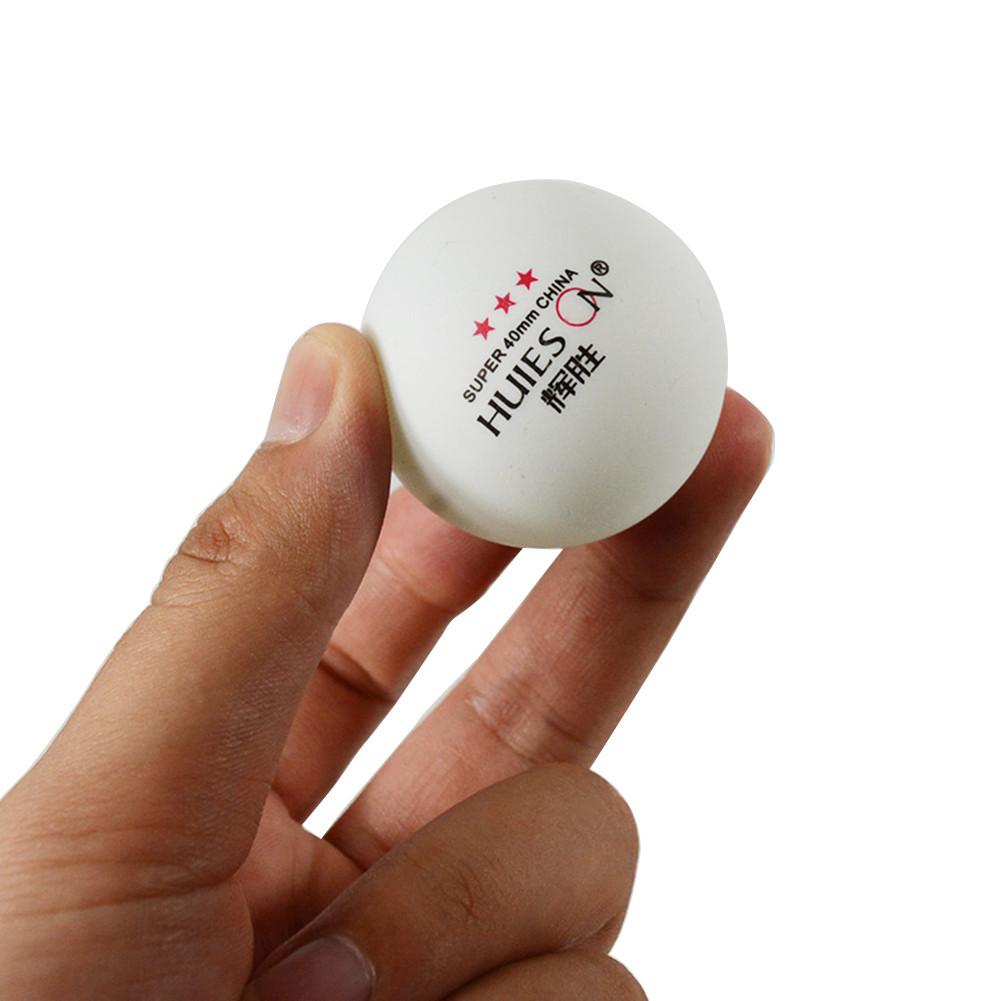 10pcs Material Table Tennis Ball 40+mm Diameter 2.8g 3 Star ABS Plastic Ping Pong Balls For Table Tennis Training: White