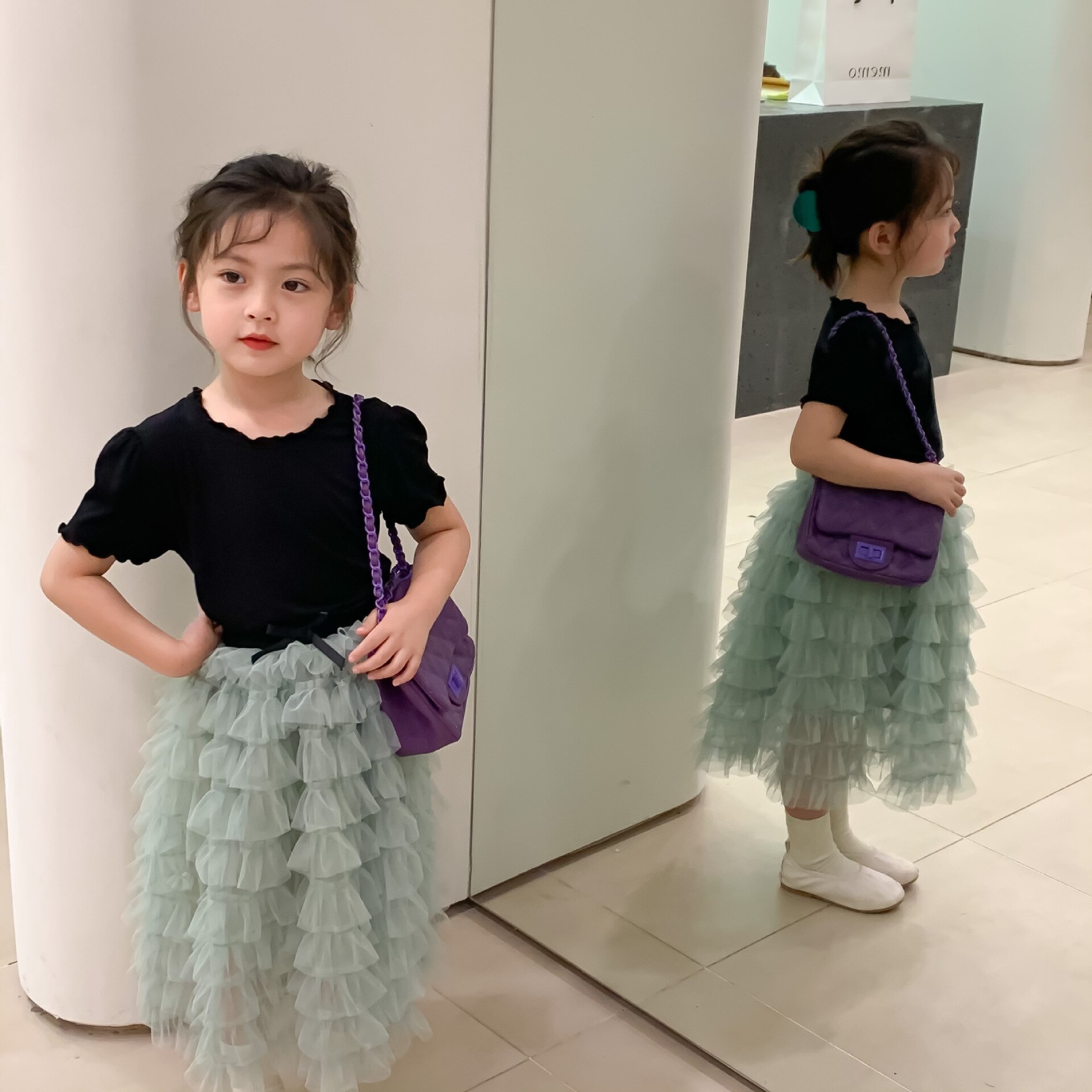 2022 estate nuovi vestiti per bambini ragazze principessa dolce torta gonne alla moda