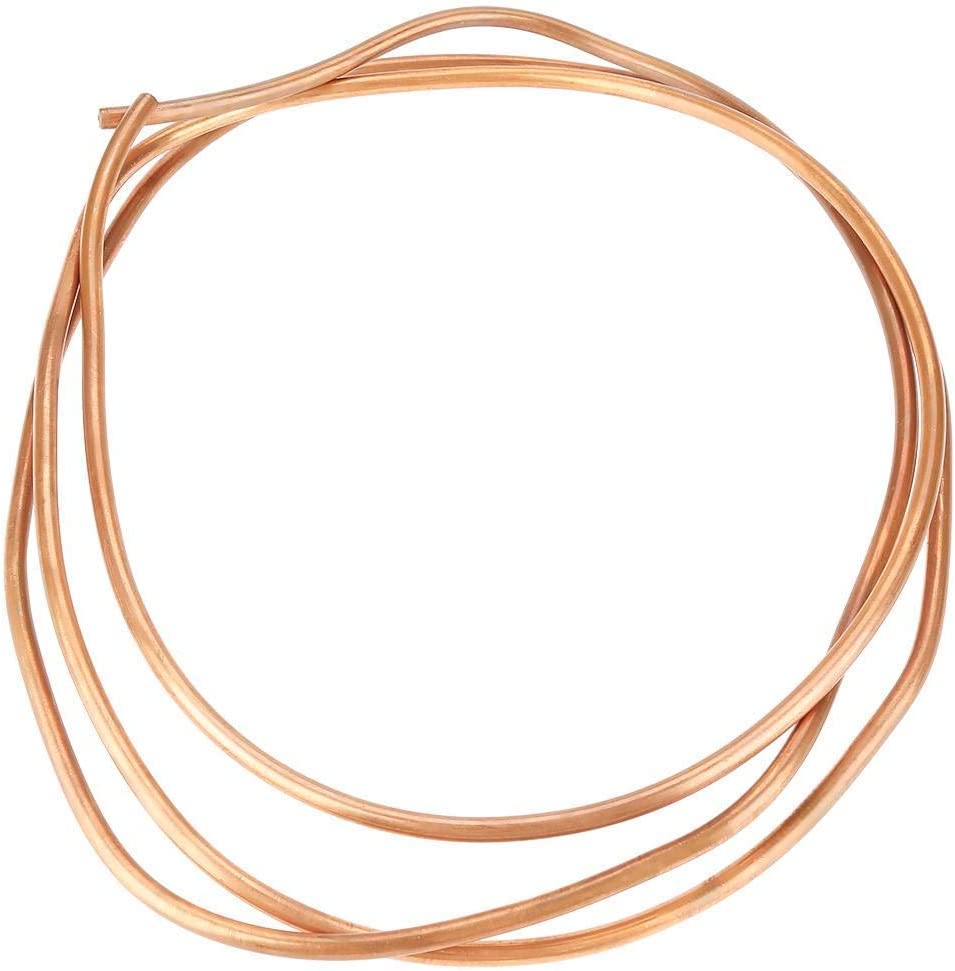 1M soft copper tube copper coil tube OD 2~8mm ID 1~6mm pure copper wire pipe air conditioning and refrigeration pipe handicrafts