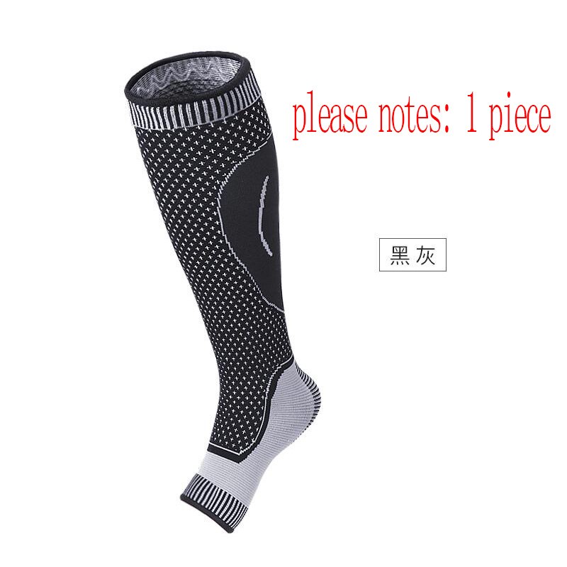 1 PCS Foot Compression Sleeve Anti Plantar Support Ankle Angel Socks Sport Protector Basketball Soccer Ankle Support Sock TSLM1: 01 / L
