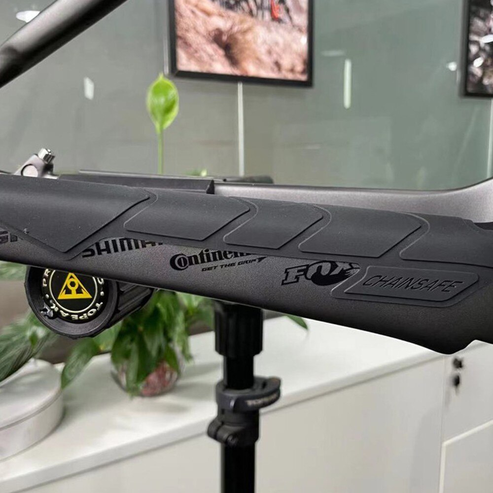 3d silikone mtb kæde opstillede skærme landevejscykelstel ridsefast beskytter mtb cykelpleje vagt cover cykeltilbehør