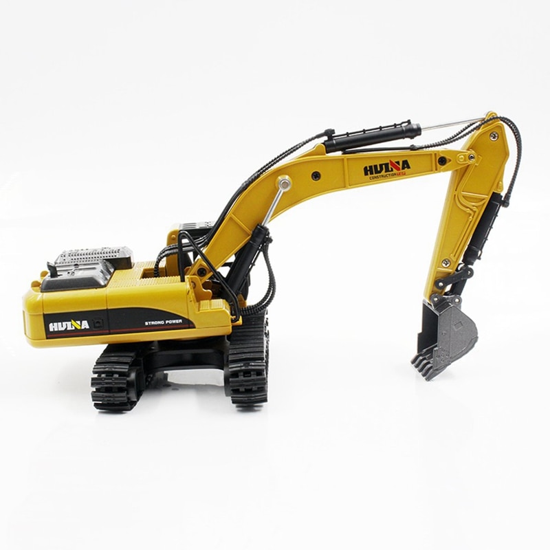 Huina 1710 1:50 legeret gravemaskine statisk model dekoration