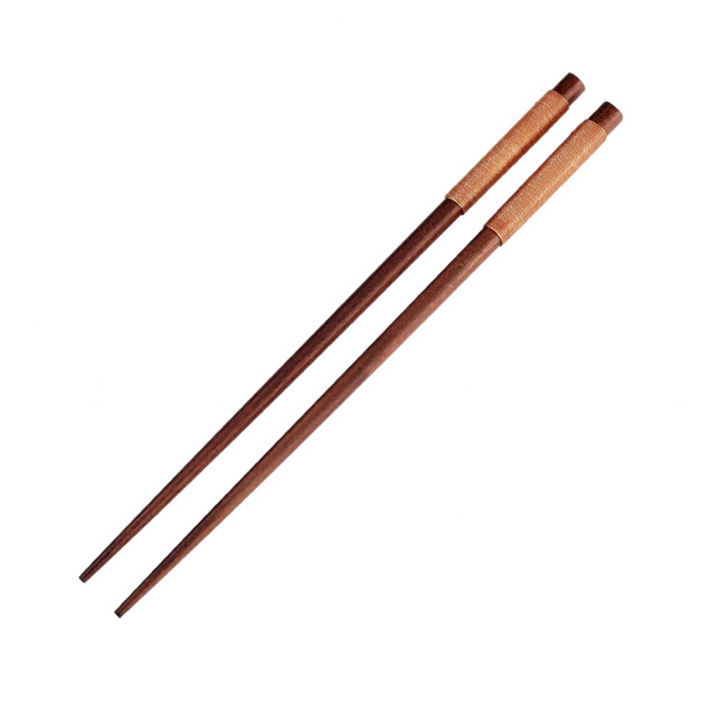 Natural Bamboo Wood Chopsticks Healthy Chinese Carbonization Reusable Kitchen Sushi Food Stick Tableware Sushi Chopstick: goldlinedark