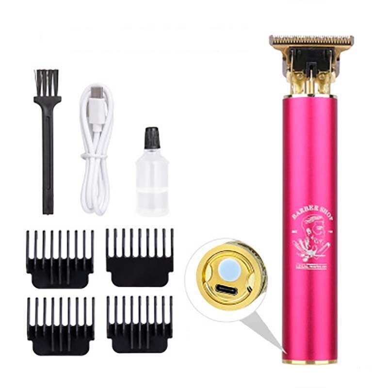 Usb aparador de cabelo barbeiro corte de cabelo recarregável máquina de cortar cabelo sem fio homens máquina de corte de cabelo aparador de barba 1.5-4mm navalha barbeador: 07