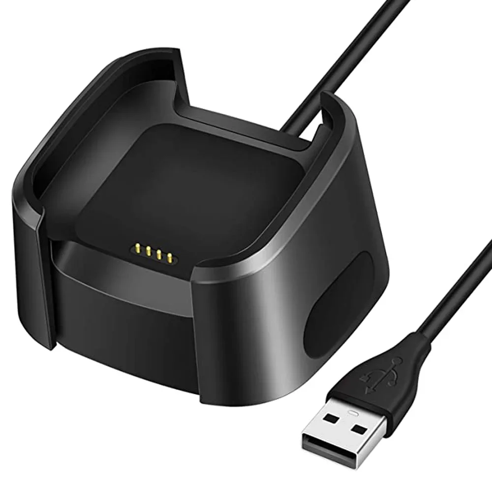 Adaptador de Cable de cargador USB para Fitbit Versa 1/Versa 2, adaptador de carga para reloj inteligente, accesorios Dord para Fitbit versa lite