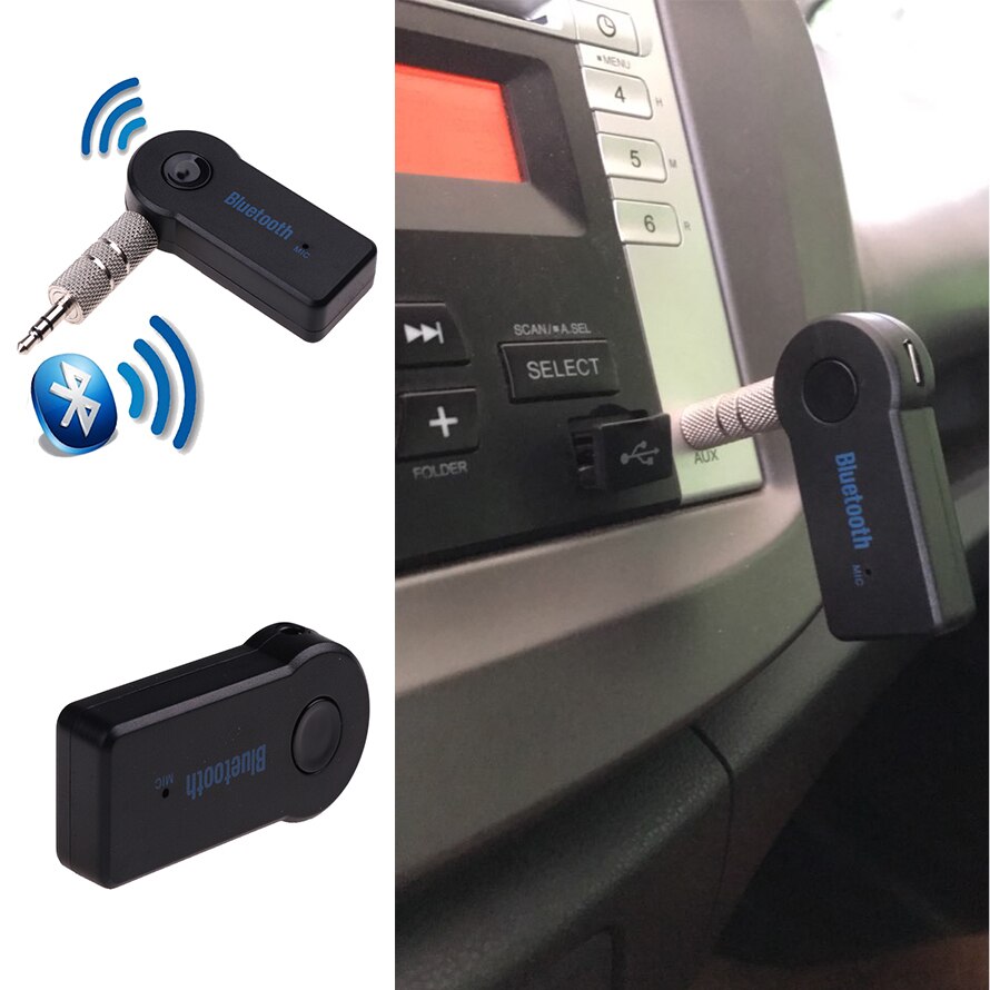 Elistooop Auto Bluetooth Adapter Handsfree Bluetooth Ontvanger Bluetooth Luidspreker Ontvanger Bluetooth Aux Aux Ontvanger