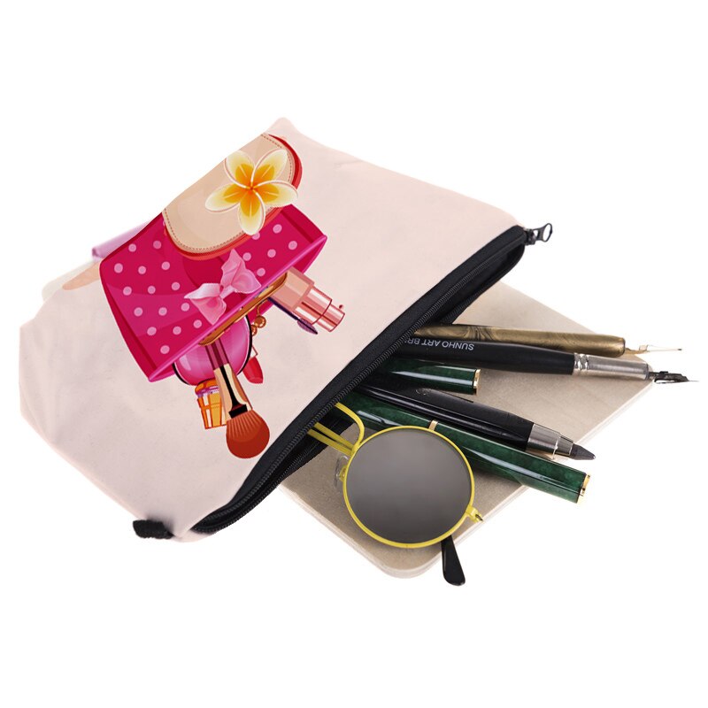 Jom Tokoy, bolsa organizadora de cosméticos, caja de maquillaje wiz, bolsa de cosméticos con impresión por transferencia térmica, bolsa de maquillaje de de para mujer