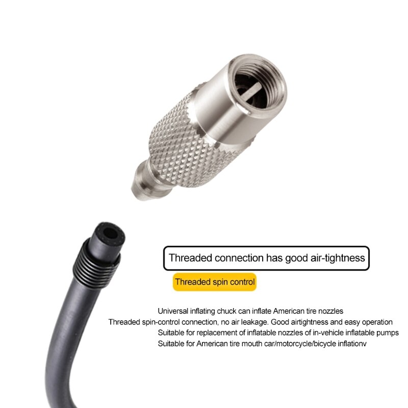 6.5mm Air Line Hose Compressor Fitting Connector Metal Nozzle for Pneumatic Tools Quick Release Connector