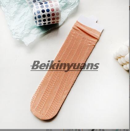 Zomer Dunne Kinderen Sok Hollow Out Mesh Sokken Kinderen Snoep Kleur Crus Anti-Muggen Sokken Van De Meisjes calcetines: style 5