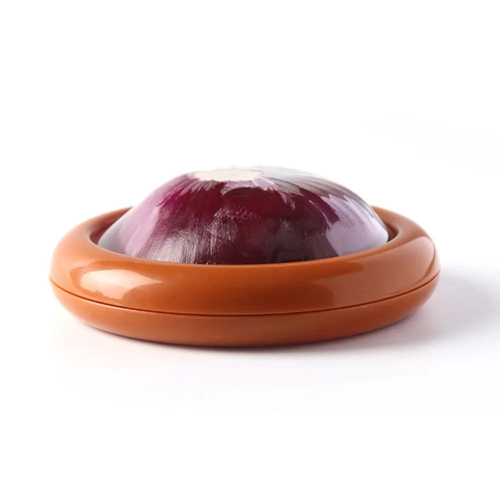 Lebensmittel Obst Gemüse Knoblauch Zwiebel Zitrone Orange Mais Saver Box Avocado Keeper Frischer Gläser Tomaten Lagerung Container Versiegelt Box: Blau