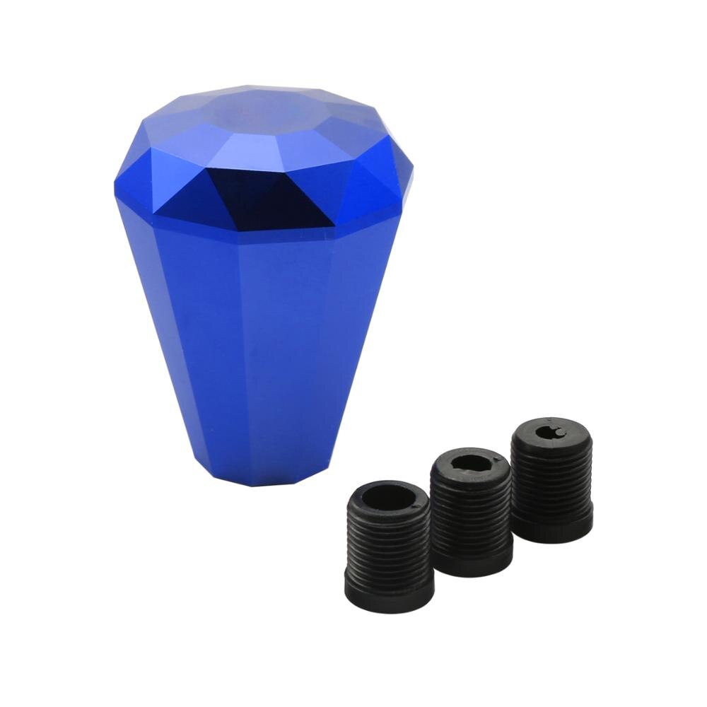 Più nuovo Disegno a Forma di diamante Da Corsa auto Universale Alluminio Cambio Manuale Bastone Pomello del cambio Leva del Cambio Pomello del cambio Da Corsa: bue