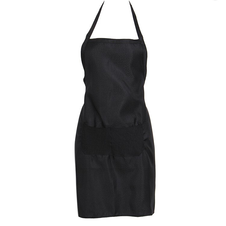 Kokeforkle menn kjøkkenforkle mannlig kokk voksen smekke matlaging håndverk baking cleanin forklær: Svart