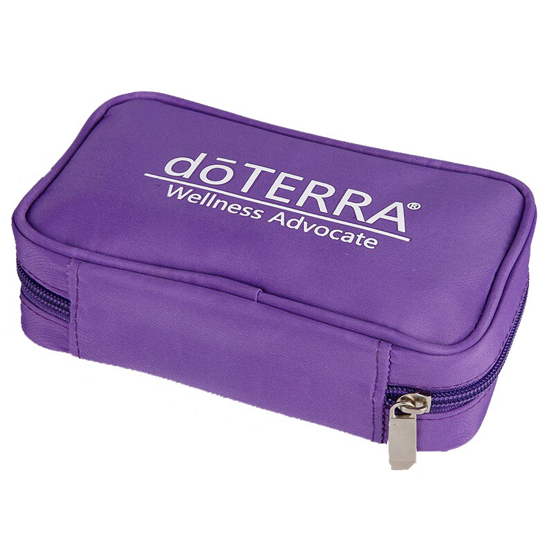 10 Slots 10Ml 15Ml Etherische Olie Opslag Case Voor Doterra Etherische Olie Fles Opvangzak Parfum Opknoping Fles organisatoren: Purple