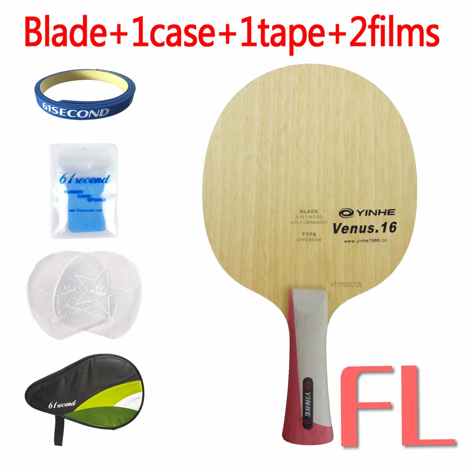 Yinhe Venus.16 V16 V 16 V-16 Tischtennis Tischtennis Klinge: FL mit HM Fall