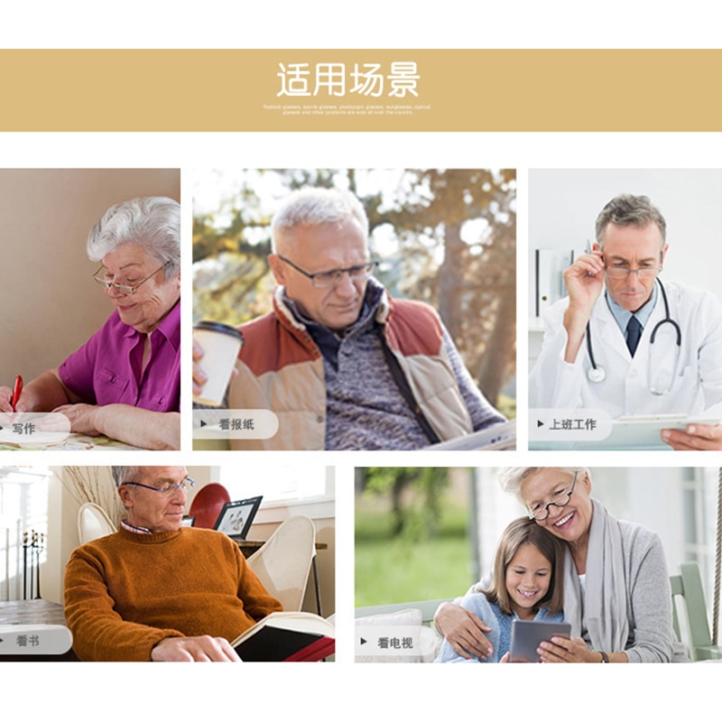 Juli clip neus leesbril mini opvouwbare leesbril heren en dames gemakkelijk mee te nemen met sleutelhanger etui prince-nez glas 5003