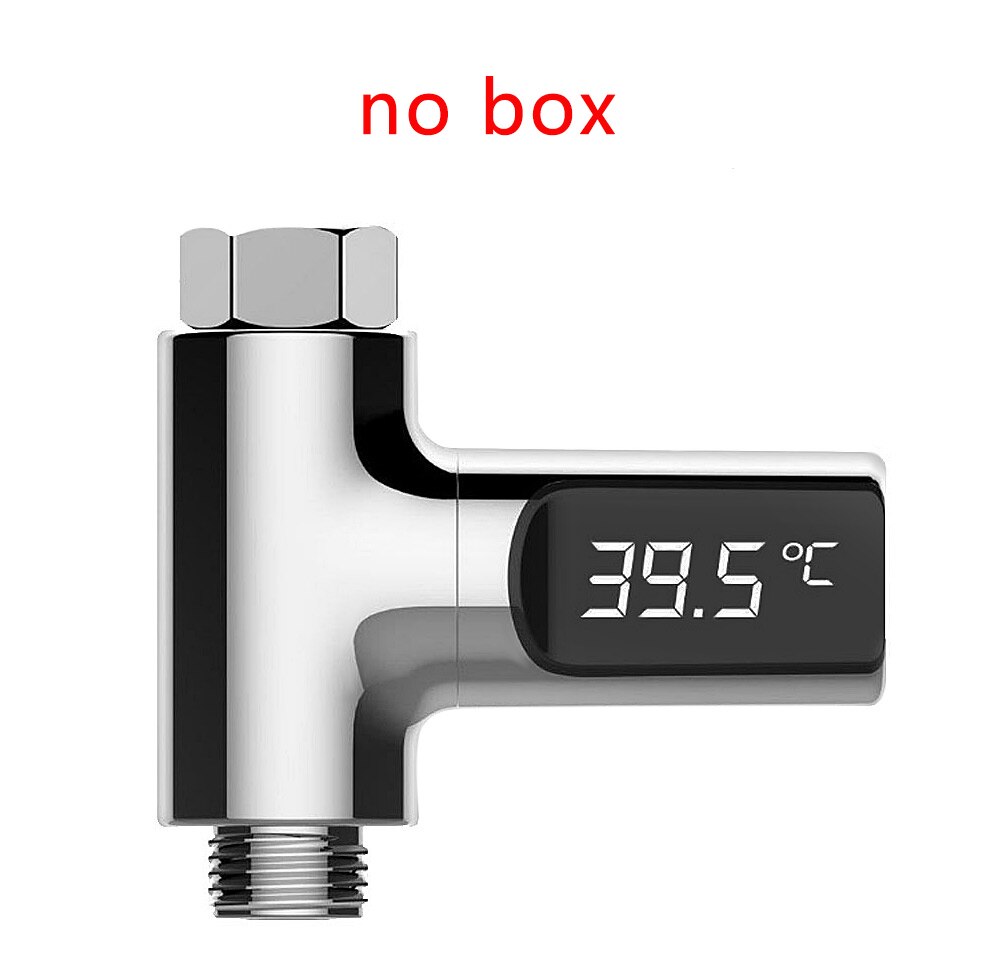 Led Display Water Shower Thermometer LED Display Home Water Shower Thermometer Flow Water Temperture Monitor ER753: Default Title