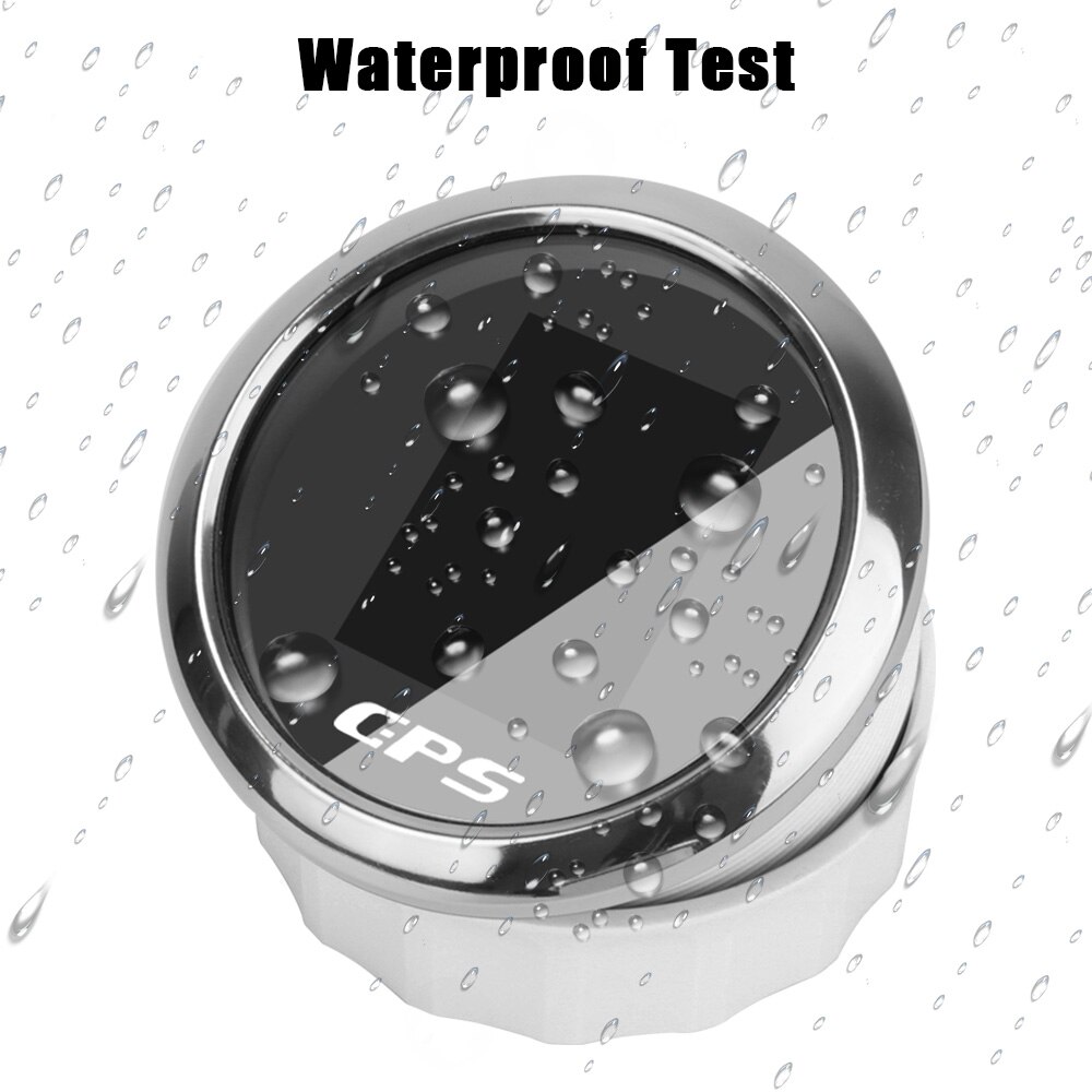 Adjustable Trip 85mm Waterproof Digital GPS Speedometer Odometer For Motor Yacht Boat Car Outboard Engine Gauge +GPS Antenna