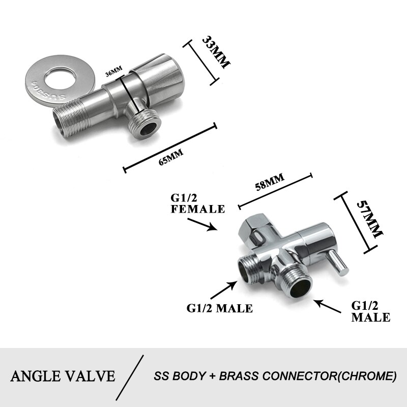 Bidet Douche Kranen Wc Handheld Spuiten Rvs Douche Set Tank Haak Bidet Sproeier Zelfreinigende Shattaf Voor Badkamer: EU Adaptor and Valve