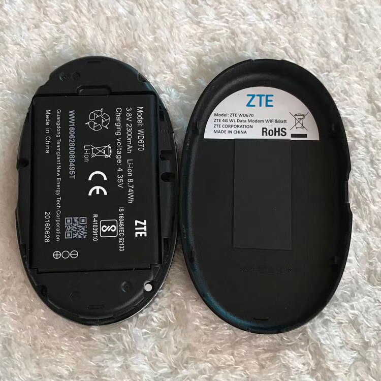 Unlocked Z-T-E WD670 4G LTE Pocket Wifi Wireless Router Hotspot Mobile Broadband