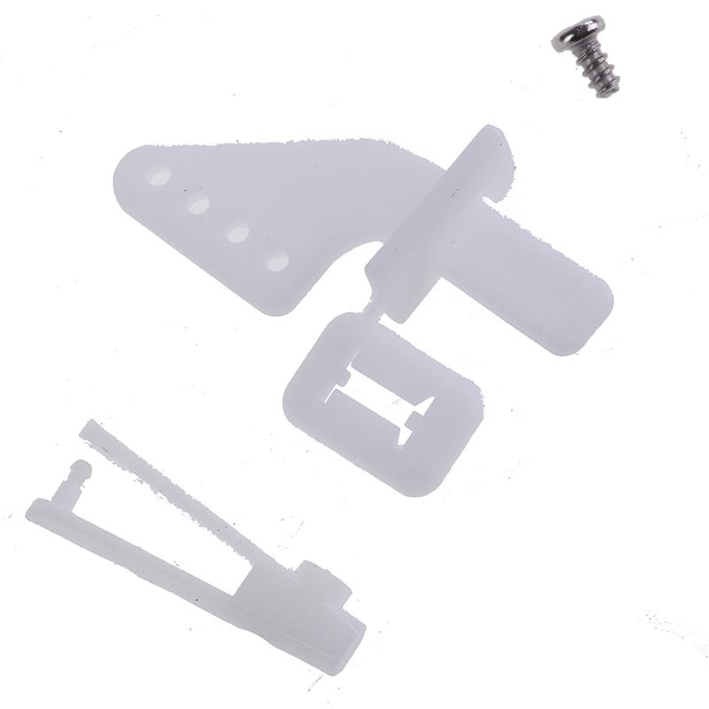 10 Sets Medium Lock On Nylon Control Horn And Clevis 21mm Set Rudder Servo Ailerons Elevators For RC Fixed Wing Airplane