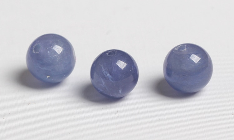 one piece loose beads Tanzanite round 4-9mm for DIY jewelry making FPPJ beads nature gem stone