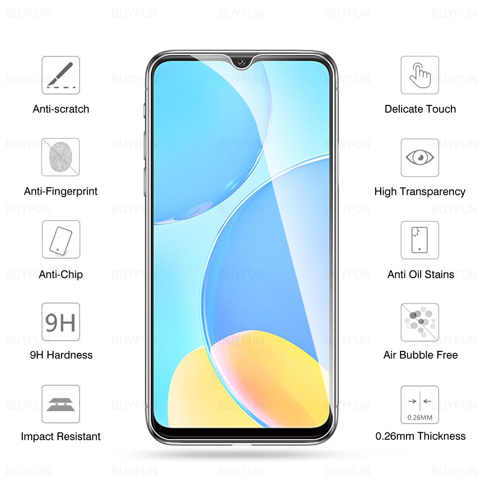 2x Displayschutzfolie für OPPO A16, A15s, A15 - 10D Panzerglas - Vollständig Abdeckend HD Klar