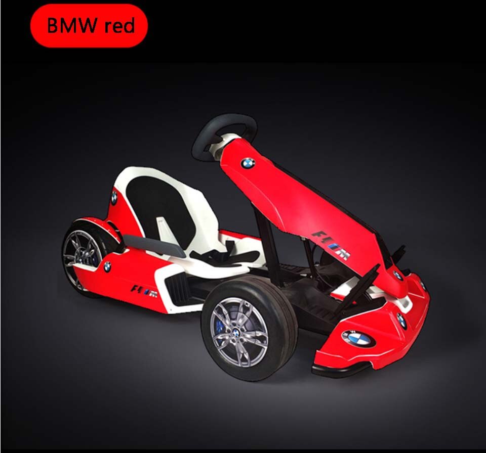 Kart Sticker Scooter Stickers Voor Xiaomi Ninebot Pro Balans Elektrische Scooter Accessoires Scooter Sticker: BMW Red