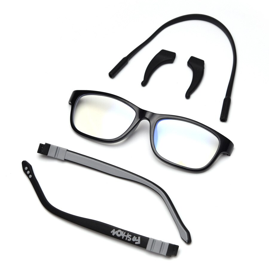 Anti-blue light Kids Silica Gel Glasses Frame Children Optical Spectacle Frame Glasses for Sight Eyeglass Lunettes De Vue