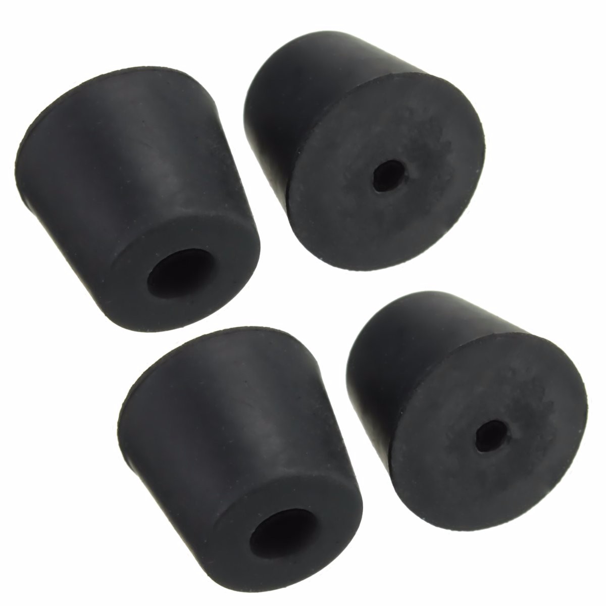 4 ks/šarža guma stôl stoličky nábytok nohy podložky na nohy dlažba chránič podlahy protišmyková čierna 20 x 15 x 17mm