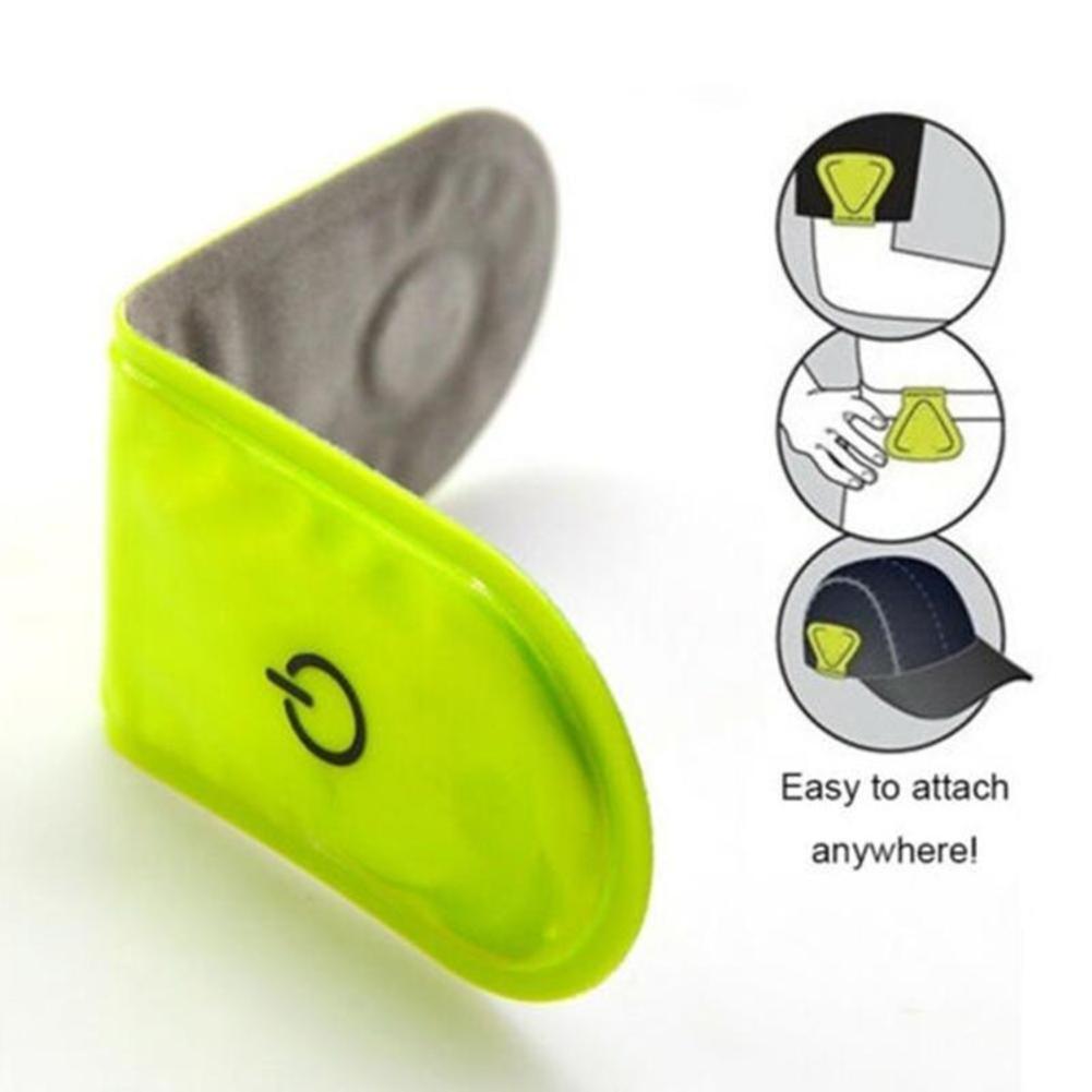 3 Stuks Led Hardlooplamp Outdoor Sport Led Veiligheidslicht Hoge Zichtbaarheid Reflecterende Magnetische Clip Lichten Voor Hardloophonden Fiets