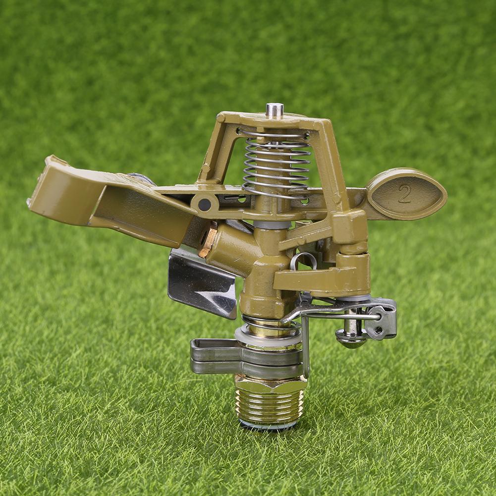 Garden Water Sprinkler Spray Nozzle Fountain Irrigation 1/2inch Connector Copper Rotate Rocker Arm watering Tool Water Sprinkler