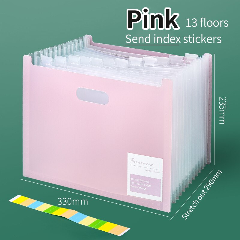 Sac multi-couches pour étudiants, boîte de rangement pour organiser les papiers de test, fichiers de données multifonctionnels de grande capacité, inserts portables: A1