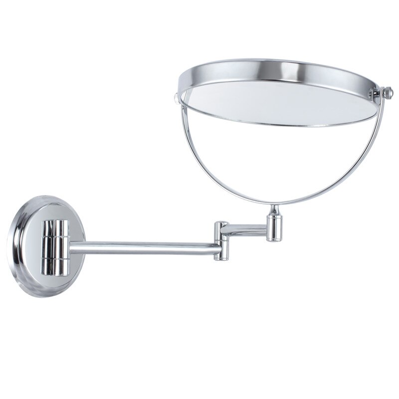 Tanice 10X Vergroting Muur Gemonteerde Spiegel 8 ''Twee-Side 360 Graden Swivel Spiegel Voor Bad Make-Up dragen Scheren Gepolijst Chroom