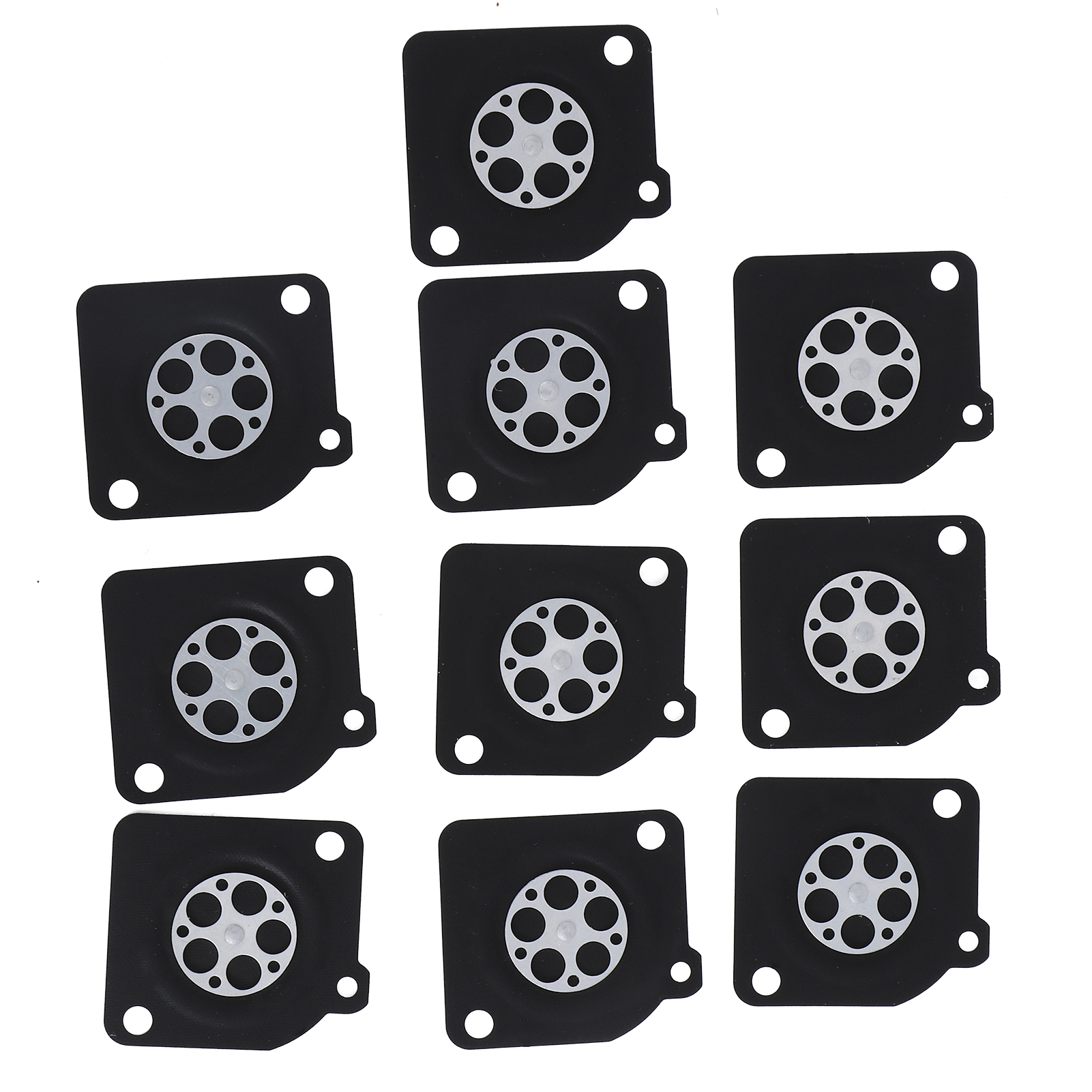 10 Stks/set Carburateur Membraan Pakking Kit Reparatie Onderdelen Voor Zama 180 S210 Ms230 Ms250 Kettingzaag Carburateur Reparatie Onderdelen
