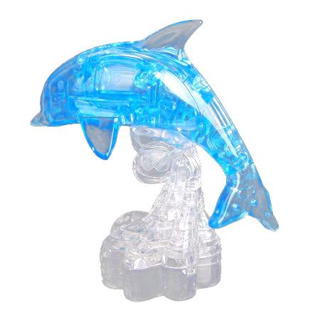3D cristal Puzzle Puzzles Panda Animal dauphin cygne ours lapin jouets éducatifs noël enfant de nouvel an