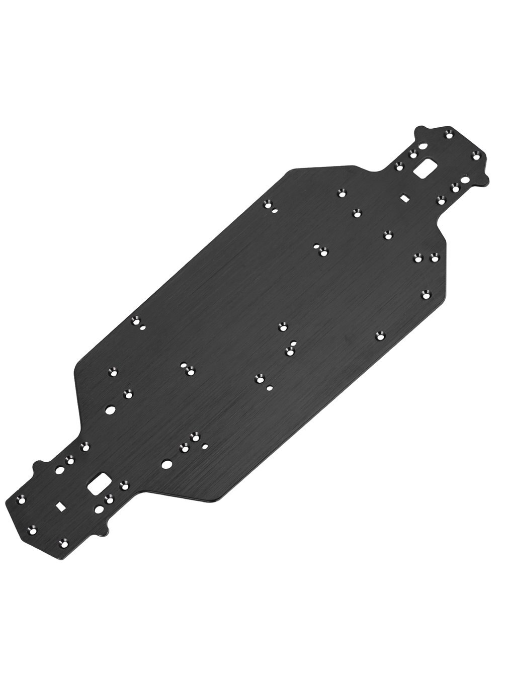 Aluminum Alloy Metal Chassis 04001 For HSP 1/10 Upgrade Parts For Buggy Monster Bigfoot Truck 94111 94107 94170 94118: black