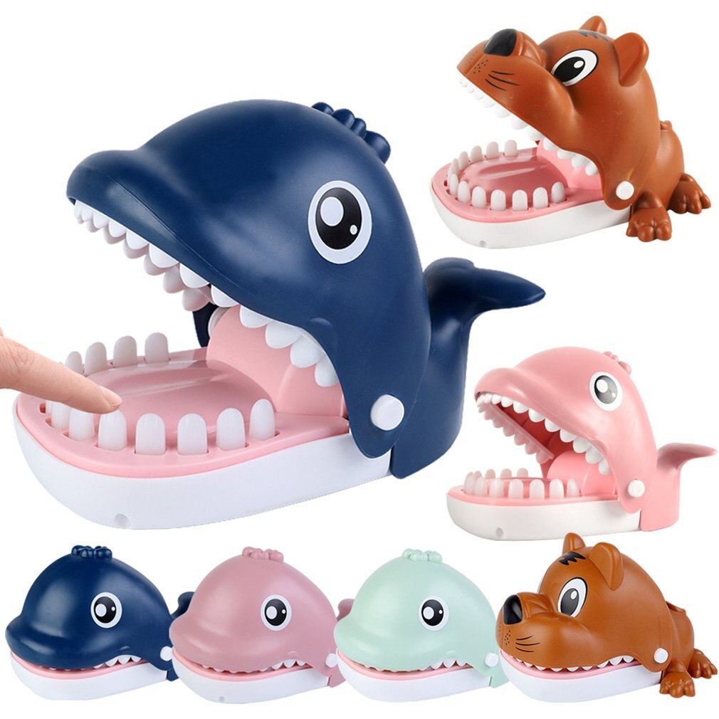 Nette Spielen Spielzeug Wal Mund Zahnarzt Biss Finger Interaktive Spiel Lustige Knebel Spielzeug freundlicher