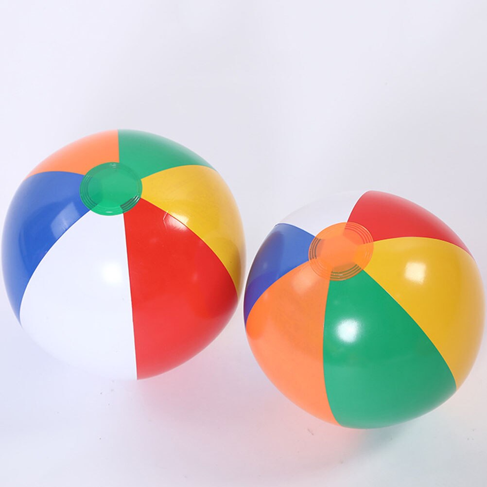 12pcs Inflatable Beach Ball - Summer Pool Water Toy - Interactive Fun - Random Colors
