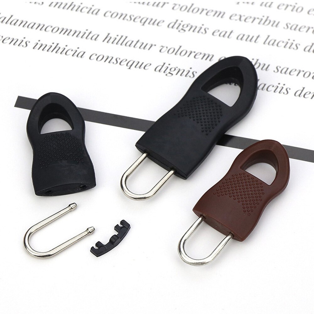 Juego de reparación de cremallera desmontable Universal, tirador de cremallera para bolsa de viaje, Maleta, mochila, accesorio de coser DIY, Uds.