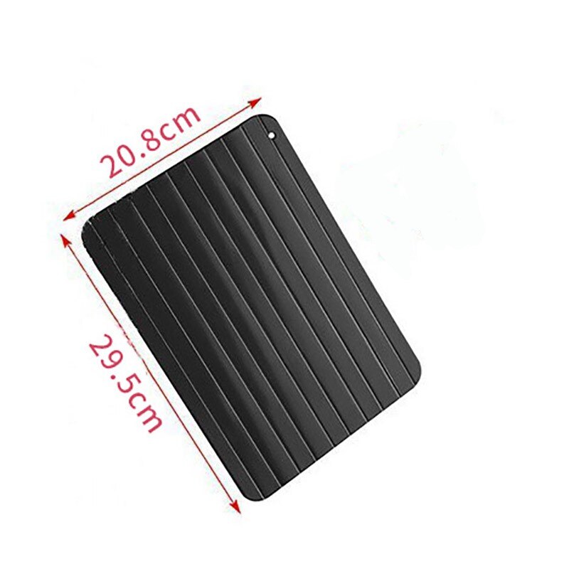 Fast Defrosting Tray Natural Thawing Plate for Frozen Meat Rapid Miracle Thaw Mat Pad Defrosting Plate Board Kitchen Tools: 29.5X20.8cm